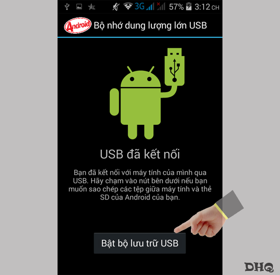 Bật USB